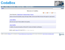Tablet Screenshot of codabox.org